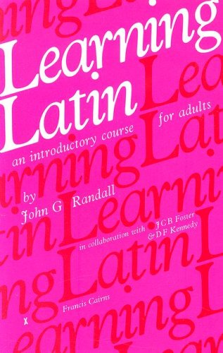 Beispielbild fr Learning Latin: An Introductory Course for Adults zum Verkauf von Anybook.com