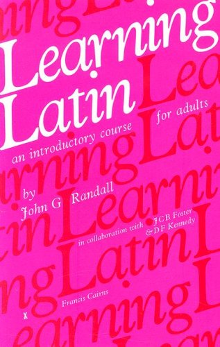 Stock image for Learning Latin: An Introductory Course For Adults for sale by Open Books