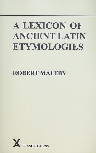 Imagen de archivo de A Lexicon of Ancient Latin Etymologies a la venta por Revaluation Books
