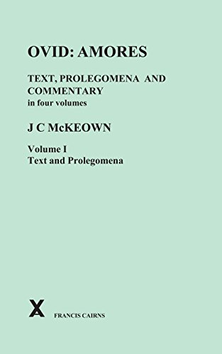 9780905205694: Ovid: Amores. Volume I: Text and Prolegomena: 1