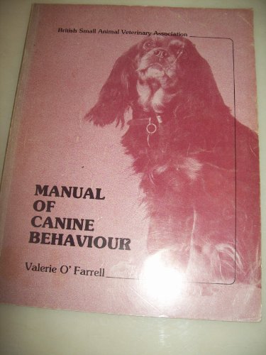 9780905214061: Manual of canine behaviour
