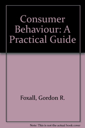 Stock image for Consumer Behaviour: A Practical Guide for sale by Anybook.com