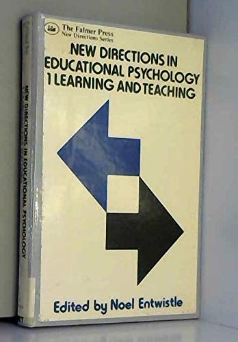 Imagen de archivo de New Directions in Educational Psychology: Teaching and Learning v. 1 a la venta por AwesomeBooks