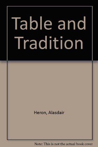 9780905312262: Table and Tradition