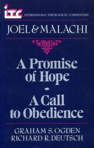 9780905312705: Promise of Hope: A Call to Obedience - Joel and Malachi (The International Theological Commentary on the Old Testament)