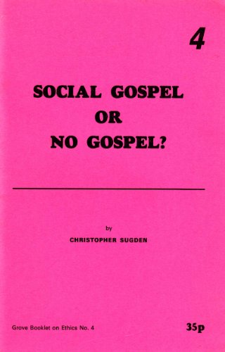 Social Gospel Or No Gospel (9780905422145) by Chris Sugden