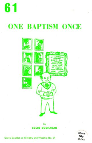 9780905422435: One Baptism Once (Grove booklets on ministry and worship)