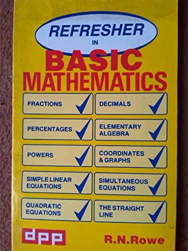 Imagen de archivo de Refresher in Basic Mathematics a la venta por WorldofBooks