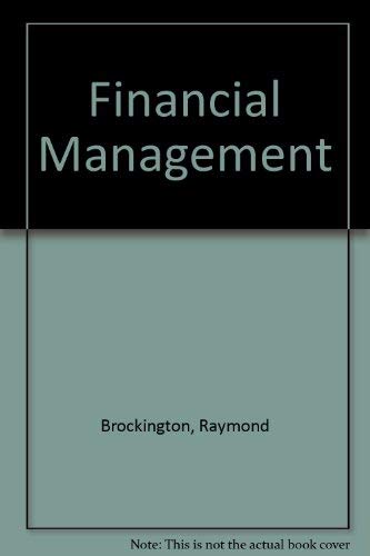 Beispielbild fr Financial Management zum Verkauf von AwesomeBooks
