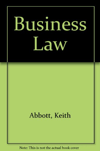 Imagen de archivo de Business Law a la venta por WorldofBooks