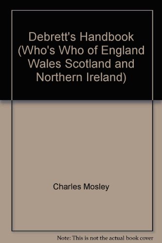 Beispielbild fr Debrett's Handbook 1982 . Distinguished People in British Life zum Verkauf von Anybook.com