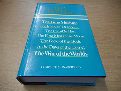 Stock image for H.G.WELLS OMNIBUS (THE TIME MACHINE, THE ISLAND OF DR.MOREAU, THE INVISIBLE MAN, THE FIRST MEN IN THE MOON, THE FOOD OF THE GODS, IN THE DAYS OF THE COMET, THE WAR OF THE WORLDS for sale by William L. Horsnell