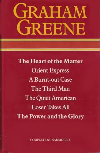 Beispielbild fr The Heart of the Matter ; [and], Stamboul Train ; [and], a Burnt-Out Case ; [and], the Third Man ; [and], the Quiet American ; [and], Loser Takes All ; [and], the Power and the Glory zum Verkauf von Better World Books: West