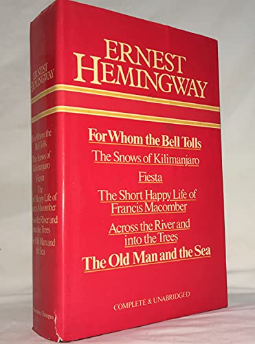 Beispielbild fr Hemingway Omnibus: For Whom the Bell Tolls; The Snows of Kilimanjaro; Fiesta; The Short Happy Life of Francis Macomber; Across the River and Into the Trees; The Old Man and the Sea zum Verkauf von WorldofBooks