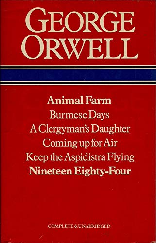 Beispielbild fr Animal Farm, Burmese Days, A Clergyman's Daughter, Coming Up for Air, Keep Aspidistra Flying, 1984 zum Verkauf von WorldofBooks