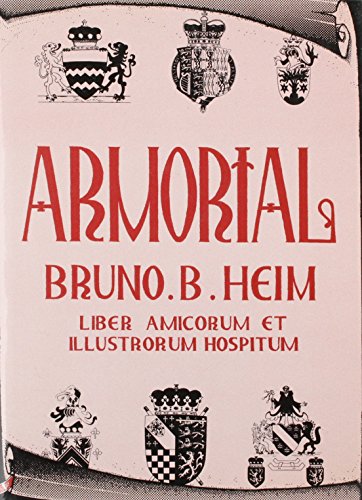 Stock image for Armorial Bruno B. Heim for sale by Rainy Day Books