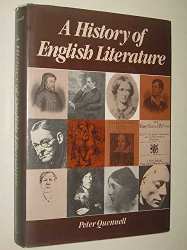 Imagen de archivo de A History of English Literature a la venta por SecondSale
