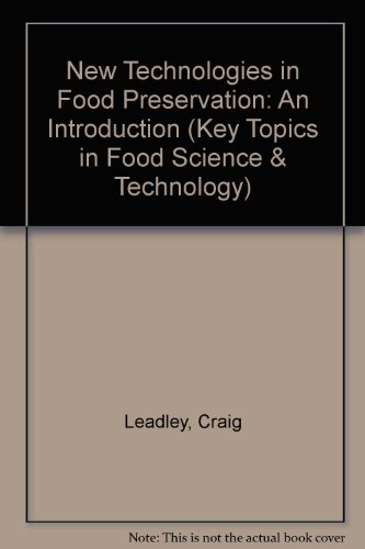 9780905942636: New Technologies in Food Preservation: An Introduction (Key Topics in Food Science & Technology)