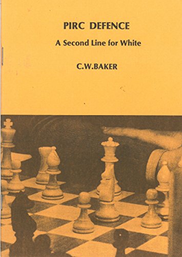 Imagen de archivo de Pirc Defence: A Second Line for White a la venta por WTP Books