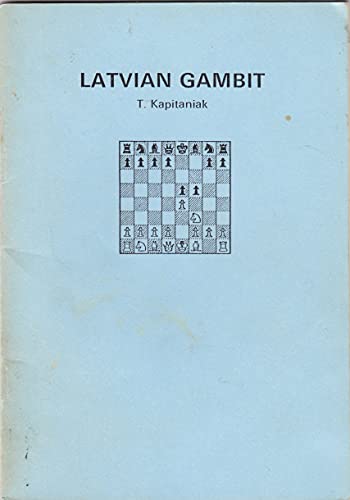 9780906042298: Latvian gambit