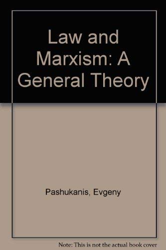 9780906133286: Law and Marxism