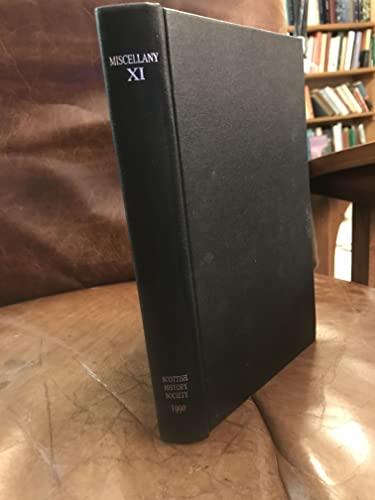 9780906245125: Miscellany XI of the Scottish History Society (5th series, Vol. 3)