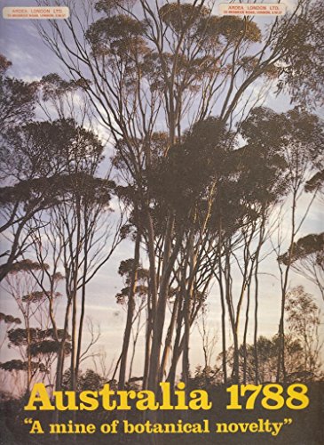 9780906367278: Australia 1788: "A Mine of Botanical Novelty"