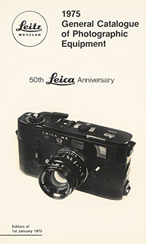 Stock image for 1975 Leitz General Catalogue of Photographic Equipment 50th Leica Anniversary for sale by Recycle Bookstore