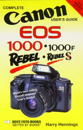 Beispielbild fr Canon EOS 1000 and EOS 1000F (Hove User's Guide) zum Verkauf von WorldofBooks