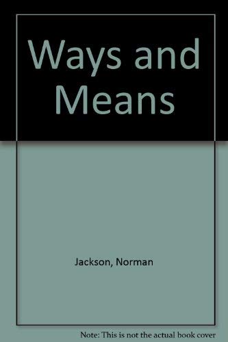 Ways and Means (9780906465134) by Norman Jackson