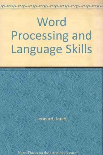 Wordprocessing and Language Skills: a Practical Handbook for ABE Tutors