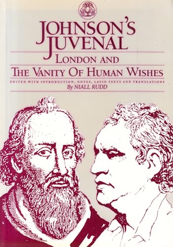 Stock image for Johnson's Juvenal: "London" and "The Vanity of Human Wishes" for sale by WorldofBooks