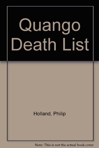 Beispielbild fr Quango Death List zum Verkauf von Robinson Street Books, IOBA