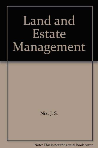 Stock image for Land and Estate Management for sale by WorldofBooks