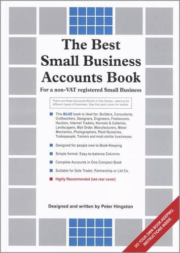 9780906555293: The Best Small Business Accounts Book (Blue Version): For a non-VAT Registered Small Business