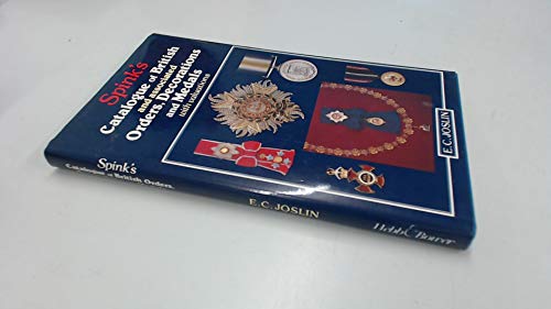 Beispielbild fr Spink's Catalogue of British and Associated Orders, Decorations and Medals zum Verkauf von AwesomeBooks