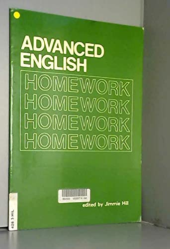 Advanced English Homework (9780906717073) by Hill, Jimmie