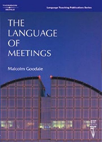 Imagen de archivo de The Language of Meetings a la venta por AwesomeBooks