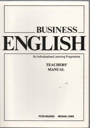 9780906717806: Business English: An Individualised Learning Programme: Teacher's Manual