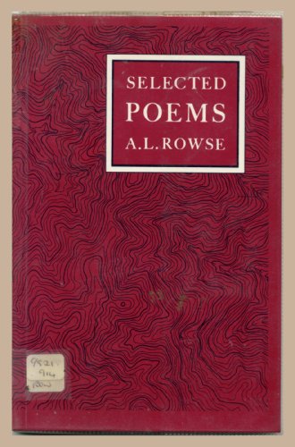 Selected poems (9780906720226) by Rowse, A. L