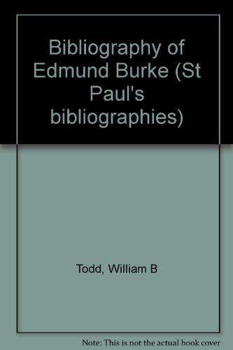 Bibliography of Edmund Burke.