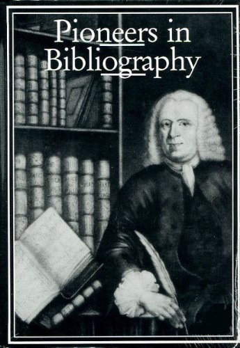 Stock image for Pioneers in Bibliography for sale by Saucony Book Shop