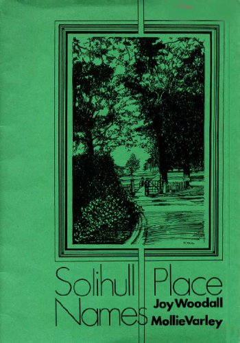 Beispielbild fr Solihull Place Names zum Verkauf von GF Books, Inc.