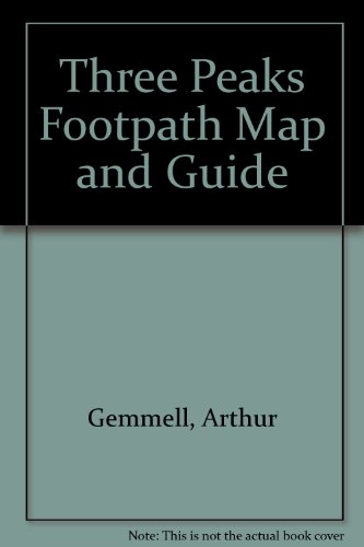 9780906886366: Three Peaks Footpath Map and Guide