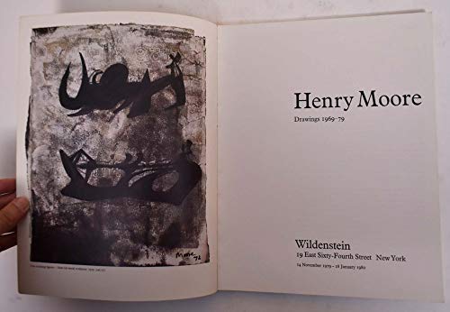 Beispielbild fr Henry Moore Drawings 1969-79 zum Verkauf von WorldofBooks