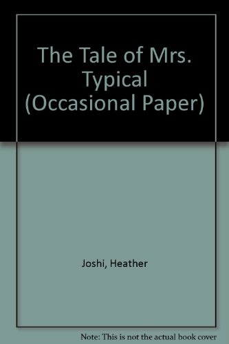 The Tale of Mrs Typical (Occasional Paper) (9780907051916) by Unknown Author