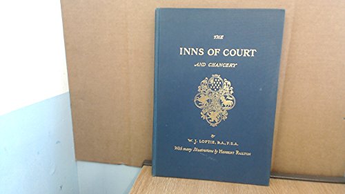 Imagen de archivo de Inns of Court and Chancery a la venta por Aardvark Rare Books