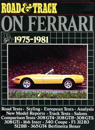 Stock image for Road & Track on Ferrari 1975-1981 for sale by Recycle Bookstore