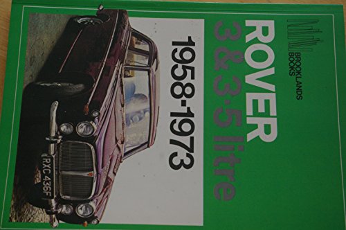 Rover 3 & 3.5 Litre 1958-1973