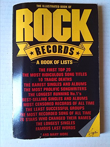 Stock image for Rock Records a Book of Lists for sale by J J Basset Books, bassettbooks, bookfarm.co.uk